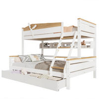 ETAGENBETT 90/140x200 cm Rutsche Regal weiß - Weiß, Holz (140/200cm) - LEBENLANG