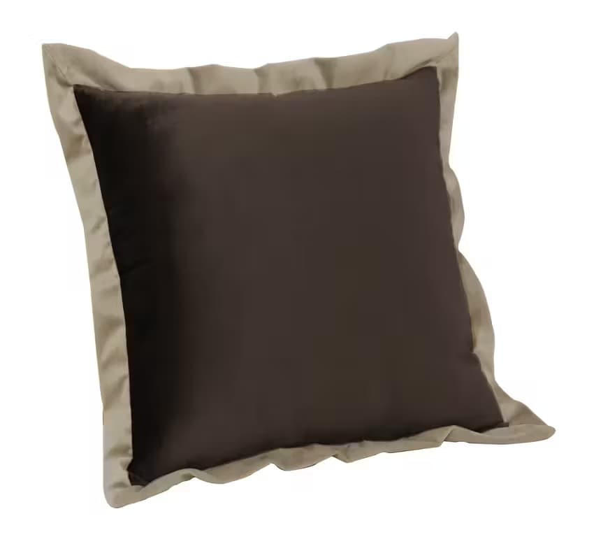 KISSENBEZUG Dekorativer Doppelseitiger 80*80cm - Braun, Textil (80/80cm) - Vercart