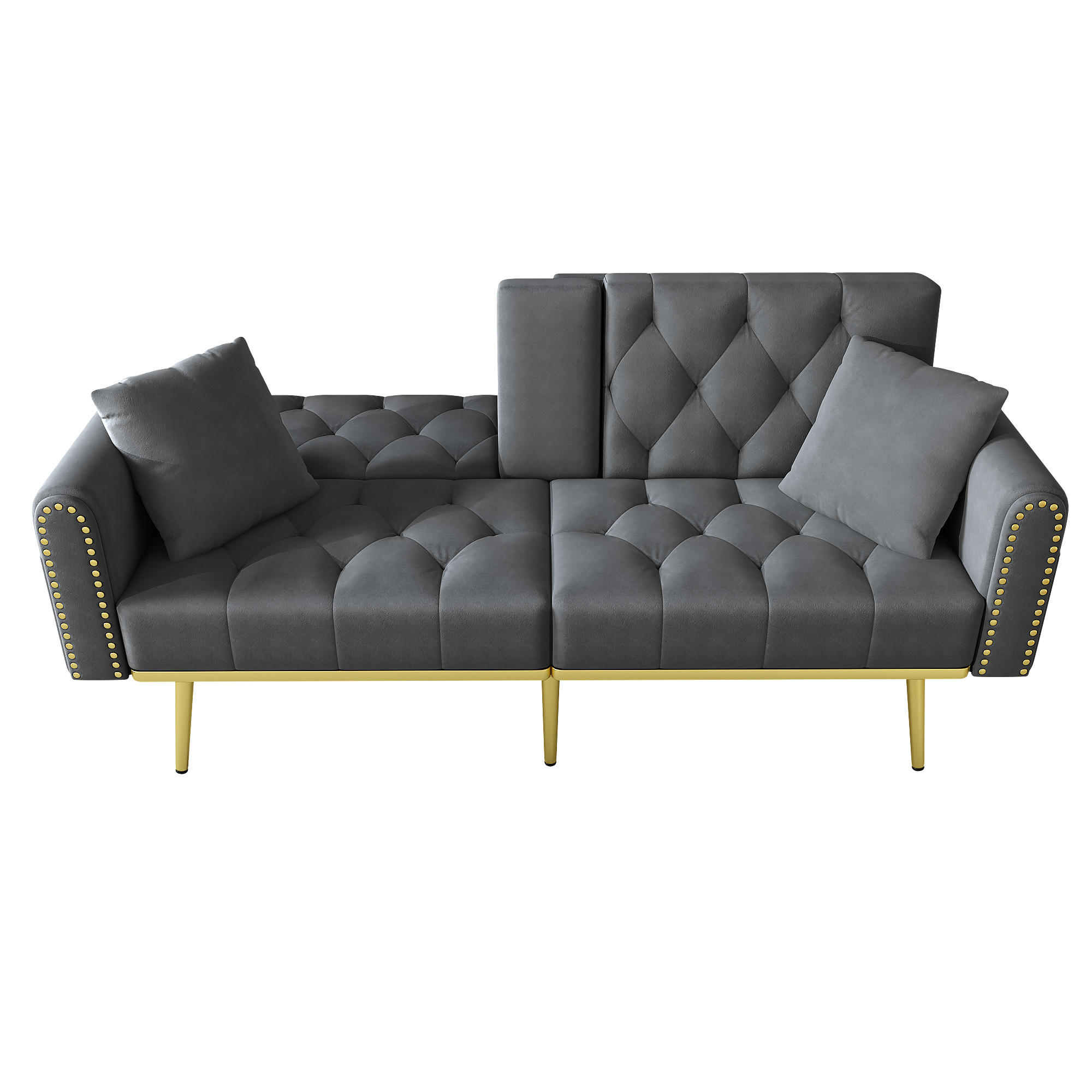 XXXLutz Schlafsofa Grau 80x73.5x175 cm