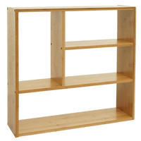 WANDREGAL Braun - Braun, Holz (50/50/15cm) - MCW