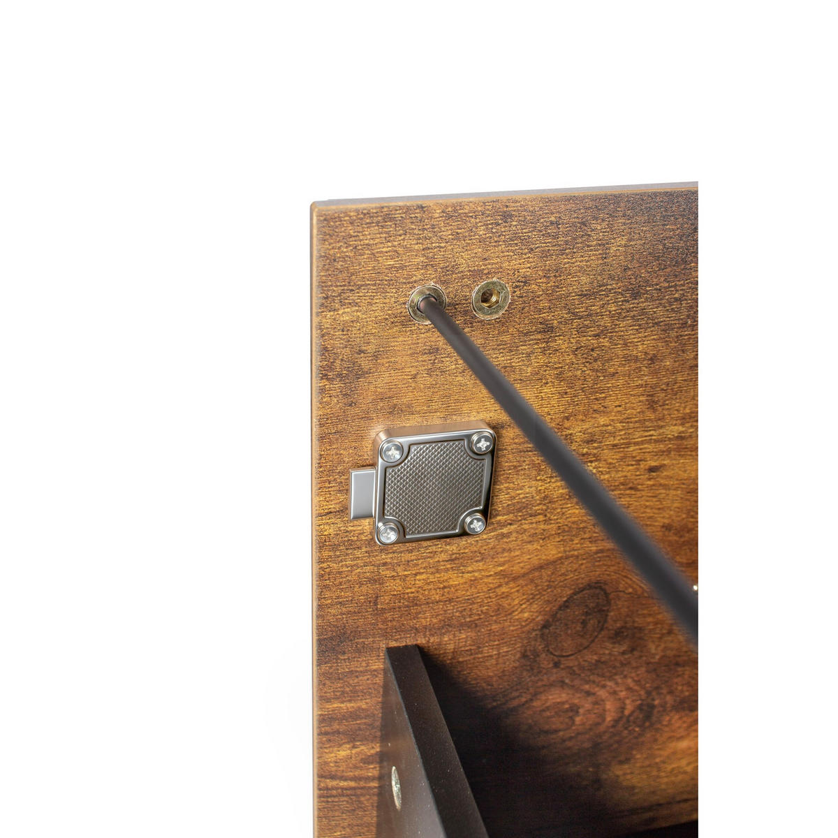 AKTENSCHRANK - Multicolor/Schwarz, Holzwerkstoff/Metall (40/103/40cm) - Relaxdays