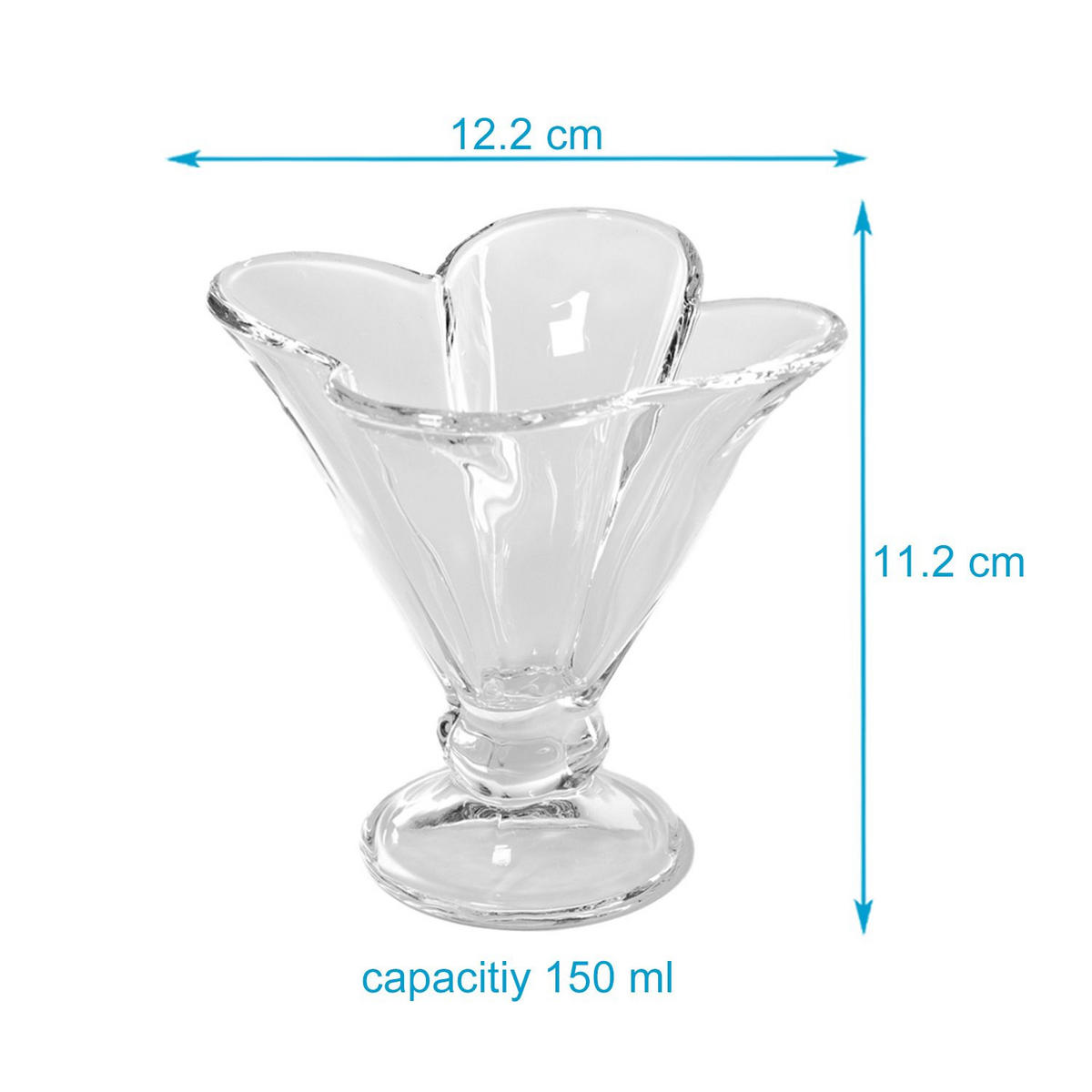 EISSCHALEN SET - Transparent, Glas - Intirilife