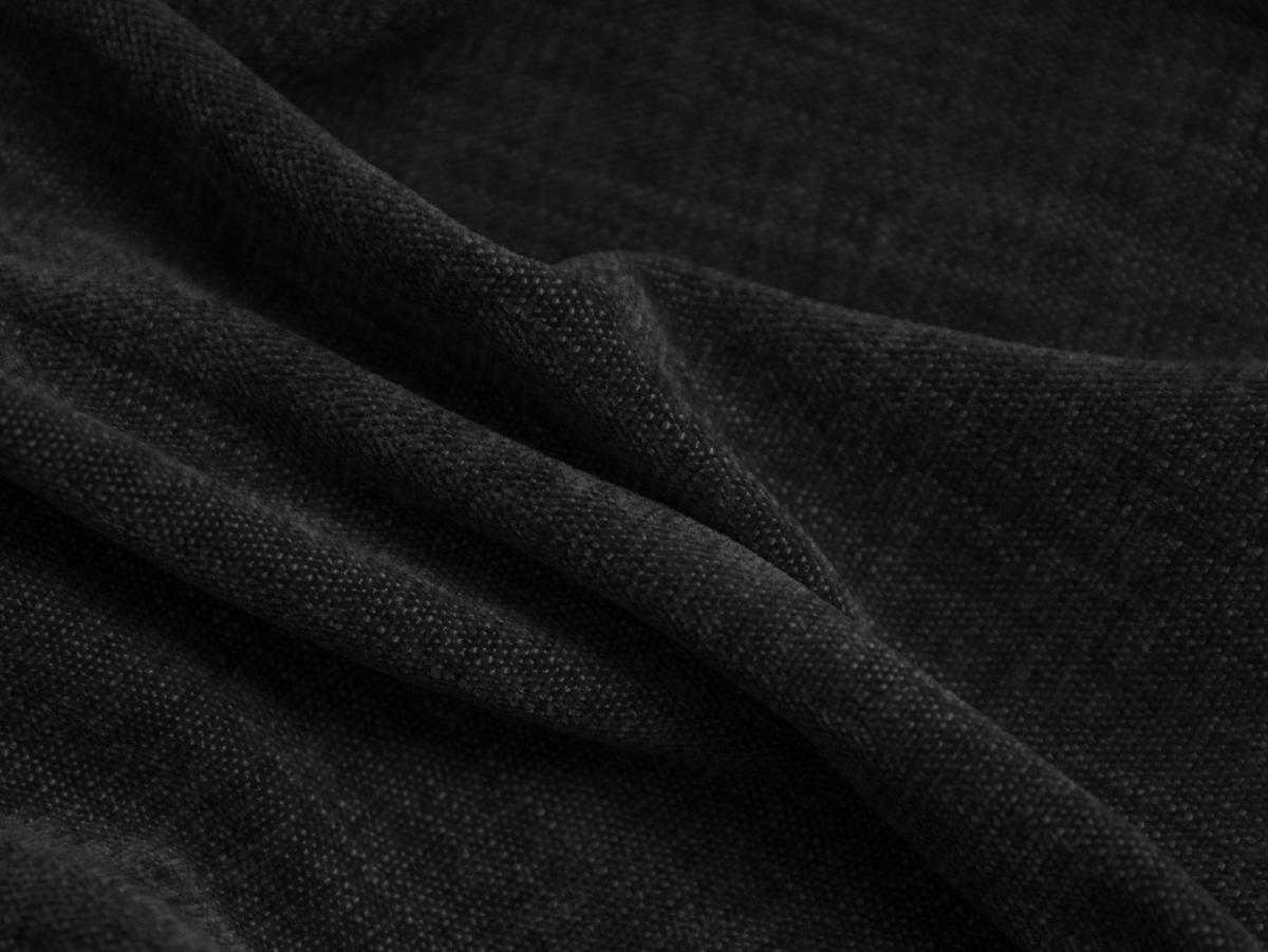 SOFA modular Martina aus strukturiertem Stoff schwarz 4 Sitzplätze - Schwarz, Textil (320/75/106cm) - Micadoni