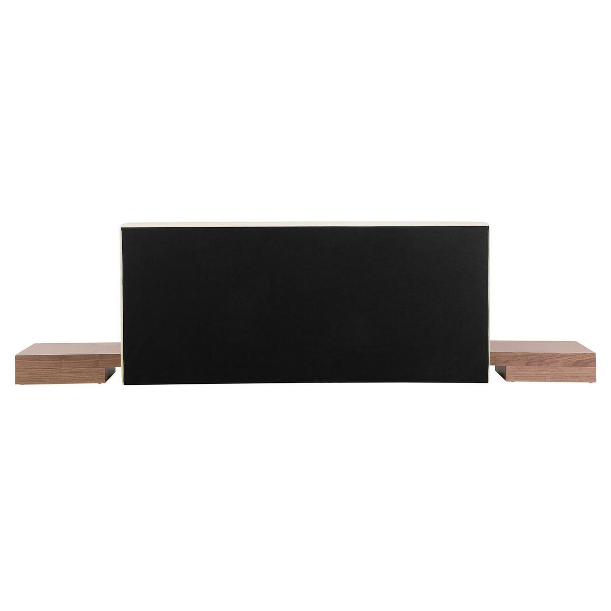 WASSERBETT 160/200 cm Heller Holzfarbton Zen - Hellbraun, Holzwerkstoff (160/200cm) - Beliani
