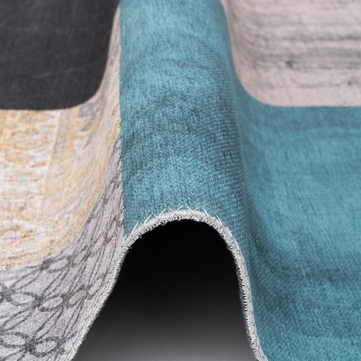 VINTAGE DESIGNERTEPPICH FINESSE PATCHWORK - Multicolor, Textil (200/290cm) - Pergamon