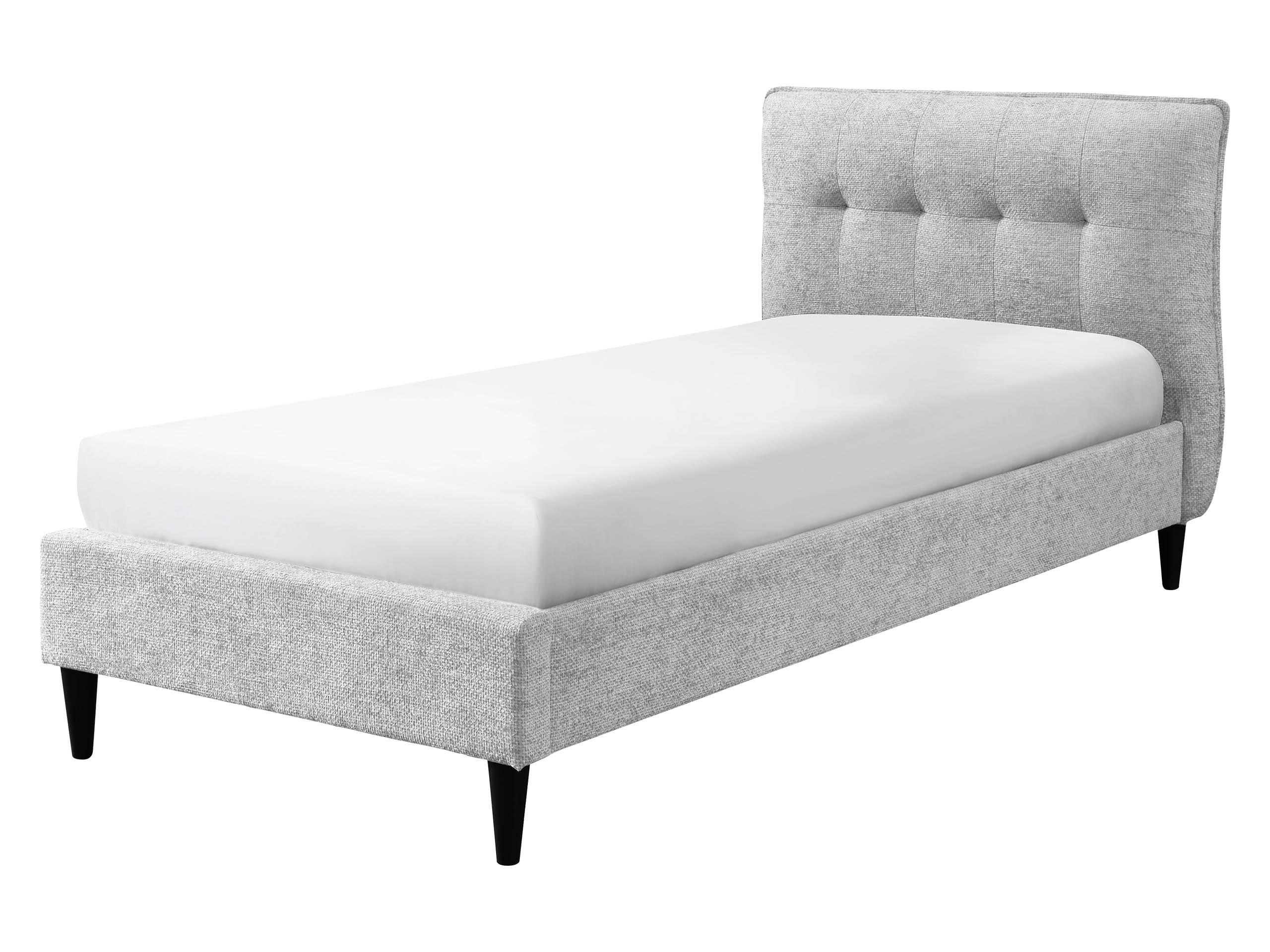 POLSTRBETT Abril 914Y - Schwarz/Grau, Holzwerkstoff/Kunststoff (90/200cm) - MIRJAN24