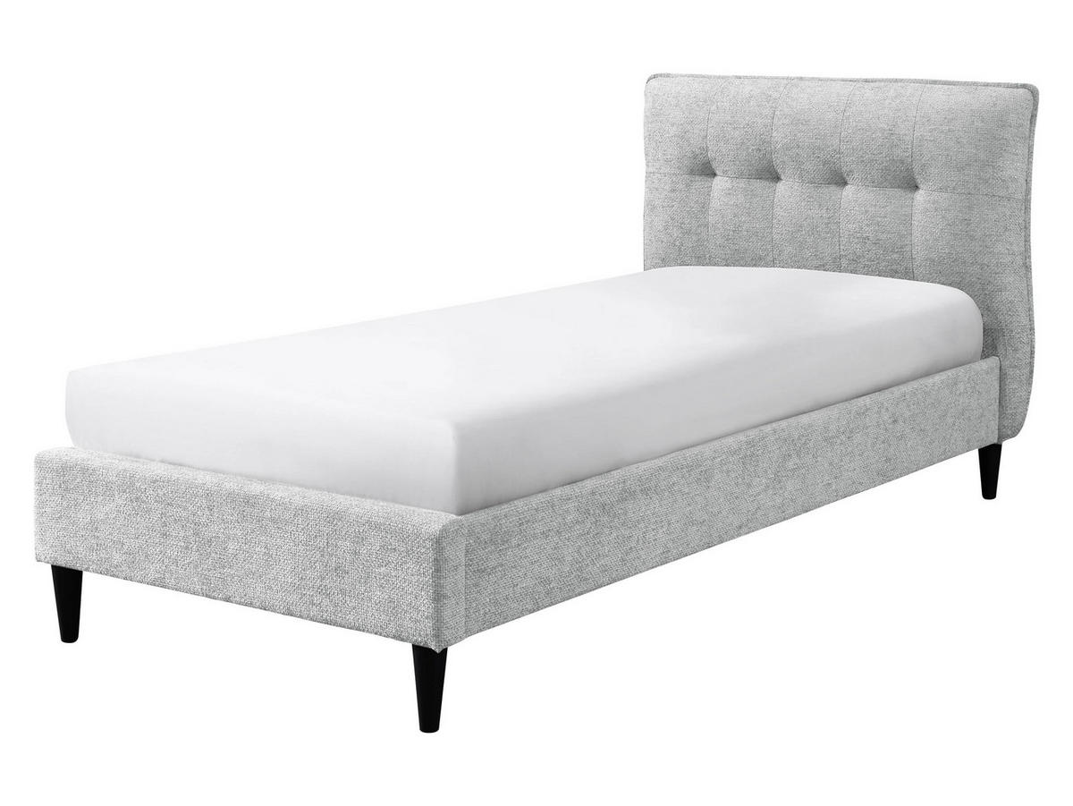 POLSTRBETT Abril 914Y - Schwarz/Grau, Holzwerkstoff/Kunststoff (90/200cm) - MIRJAN24