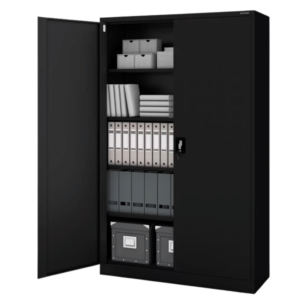 Jan Nowak Aktenschrank Schwarz 115x185x40 cm