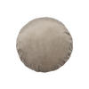 KISSENHÜLLE Rund Samt&Sonders taupe 60 cm Ø - Taupe, Textil (60/60cm) - beties Heimtextil