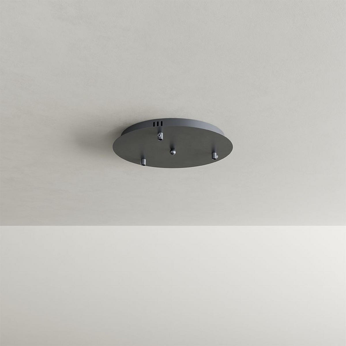 HÄNGELEUCHTE Santa Air 3-flammig Schwarz - Schwarz, Metall (11/11/3.2cm) - s.luce