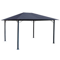 PAVILLON Nizza 3x4m Grau - Grau, Metall (300/263/400cm) - QUICK STAR