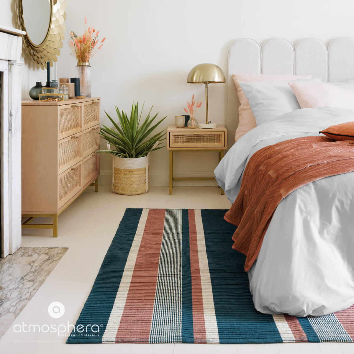 WEBTEPPICH 120/170 cm Collectioneur - Multicolor, Naturmaterialen (120/170cm) - Atmosphera Createur d´interieur