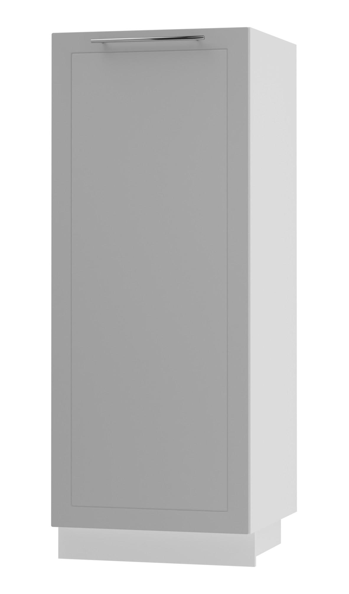 GESCHIRRSCHRANK Kvantum D5D/60/154 Dust Grey Matt / Weiß Matt 60 / 59 / 154cm - Weiß/Grau, Holz/Holzwerkstoff (60/154/59cm) - Feldmann-Wohnen