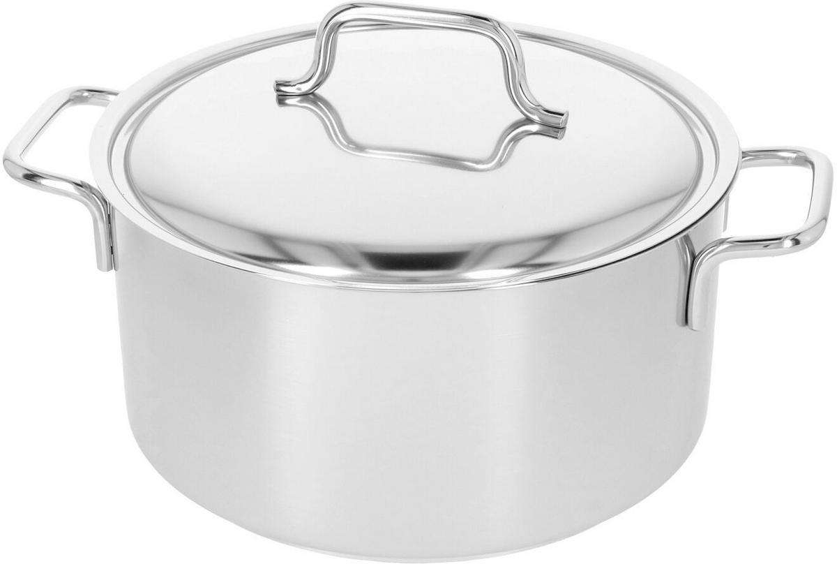 KOCHTOPF Apollo 7 - ø 18 cm / 2.2 Liter - Silberfarben, Metall (18cm) - Demeyere