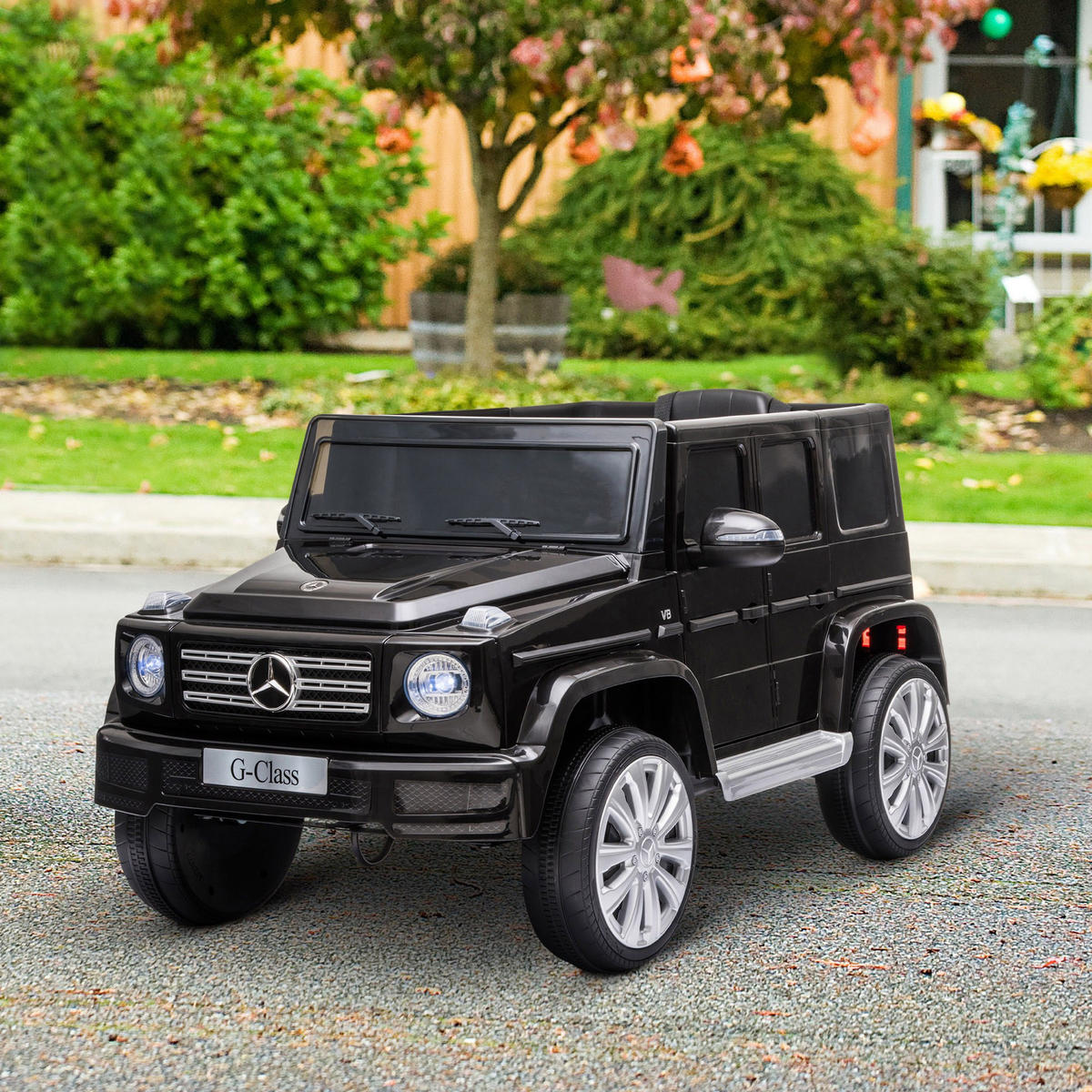 ELEKTRO-KINDERAUTO DE-13096 Fernbedienung Schwarz - Schwarz, Kunststoff (107/64/54cm) - ComfortXL