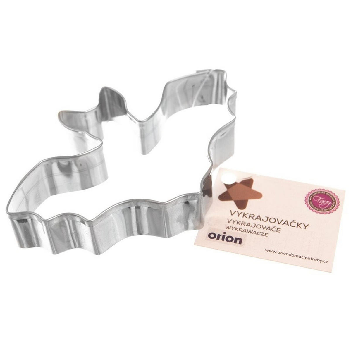 AUSSTECHFORM Fledermaus 8 cm Silber - Silberfarben, Metall (5.5/1.5/8cm) - Orion 