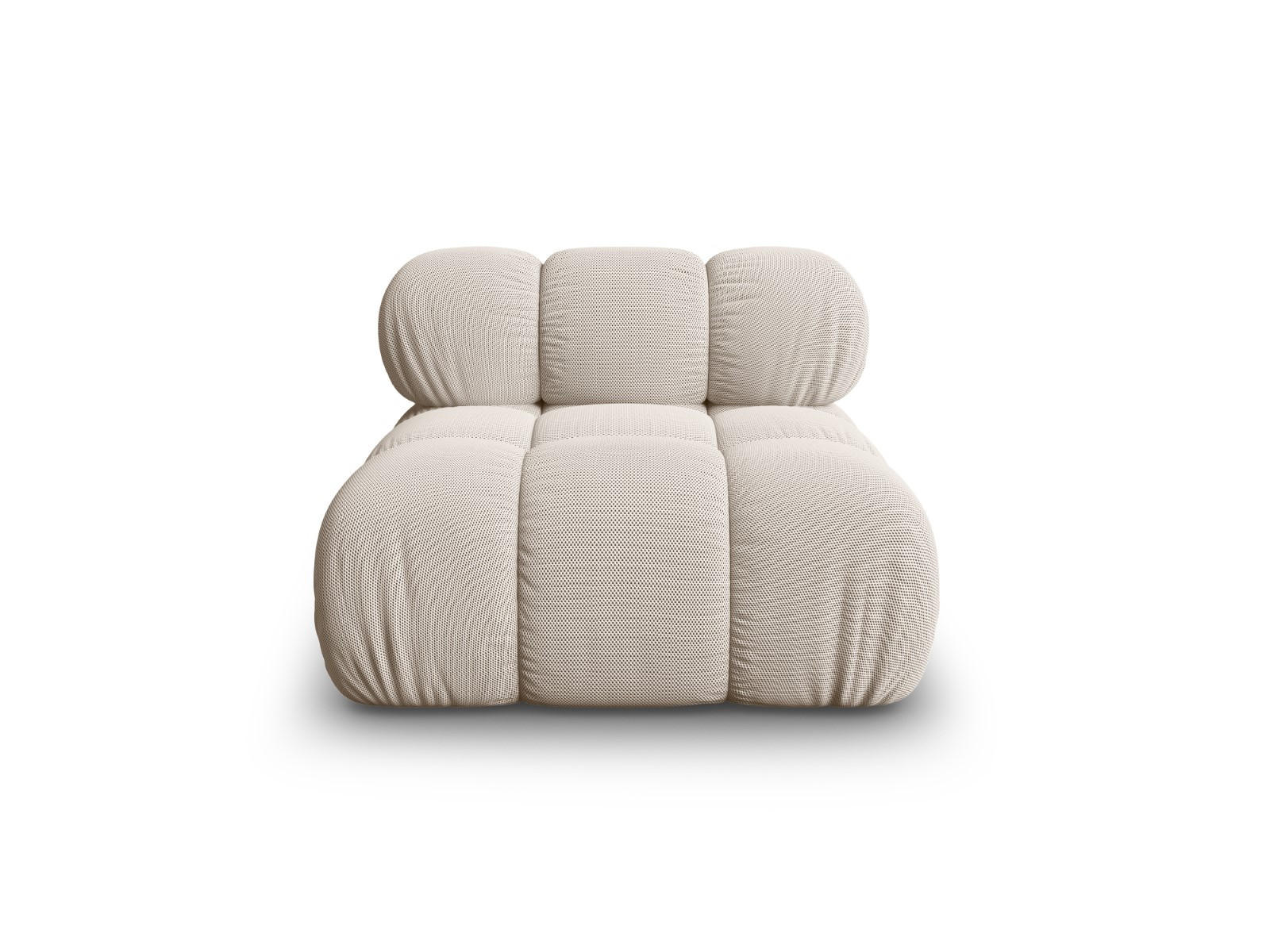 MODUL Bellis aus 3D-Stoff leichtes beige - Creme, Textil (94/70/94cm) - Micadoni