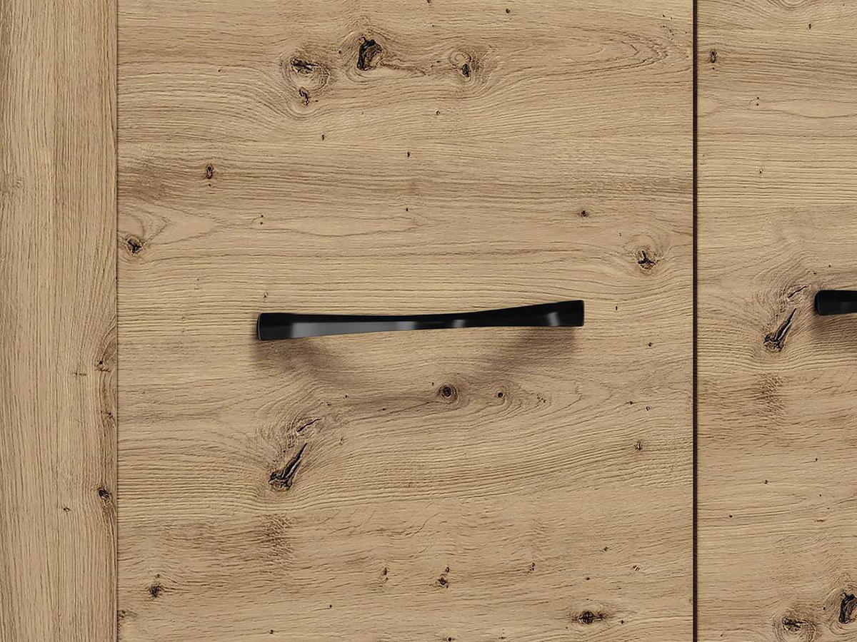 KLEIDERSCHRANK – 92 cm – Artis – Eiche Artisan - Eiche Artisan, Holzwerkstoff (92/200/55cm) - hi-markt