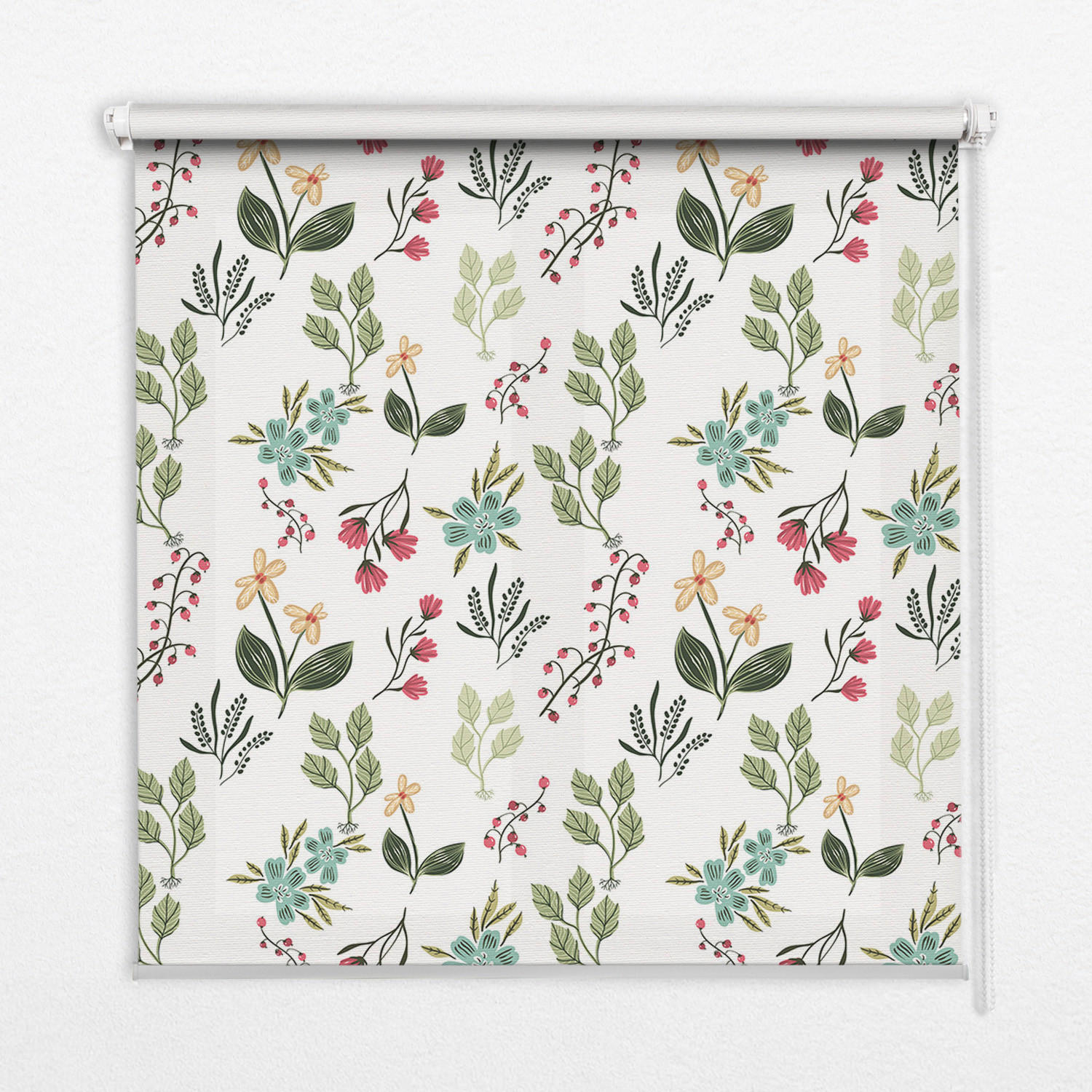 INNENROLLO - Fensterrollo - Rollo - 100x180 cm - Pflanzen - Grün, Kunststoff (100/180/0.5cm) - TULUP
