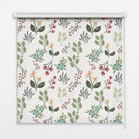 VNÚTORNÁ roleta - okenná roleta - roleta - 80x140 cm - Rastliny - zelená, plast (80/140/0.5cm) - TULUP