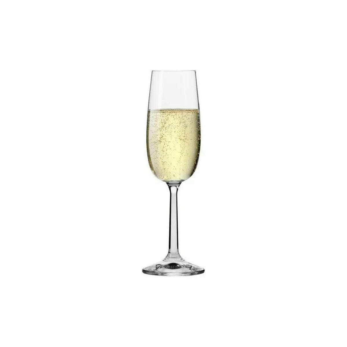SEKTGLÄSER, 6er-Set, 175 ml - Transparent, Glas (0.17L) - Krosno Glass