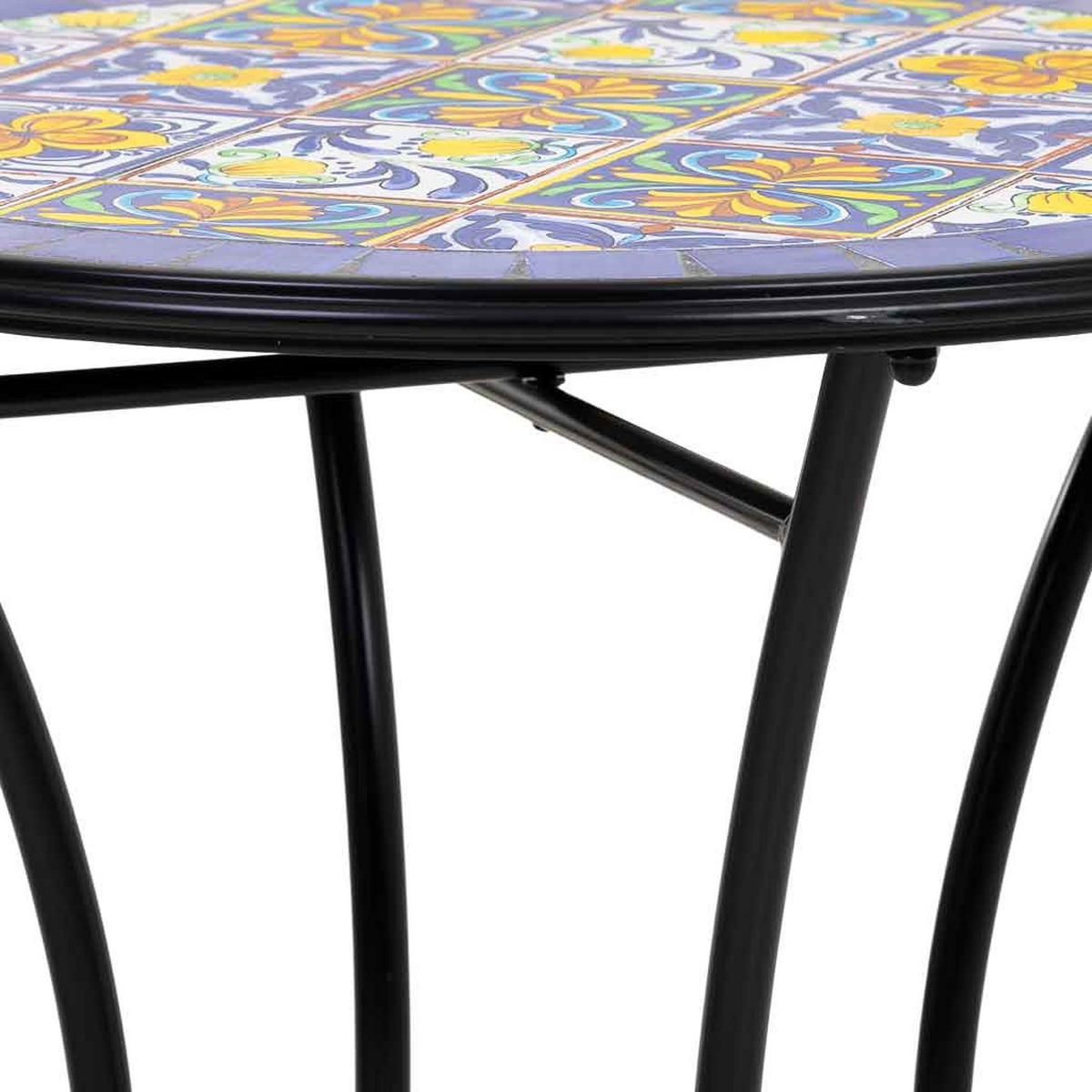 TISCH und STÜHLE, schwarz, 3-tlg. - Schwarz, Metall - Wanderlust