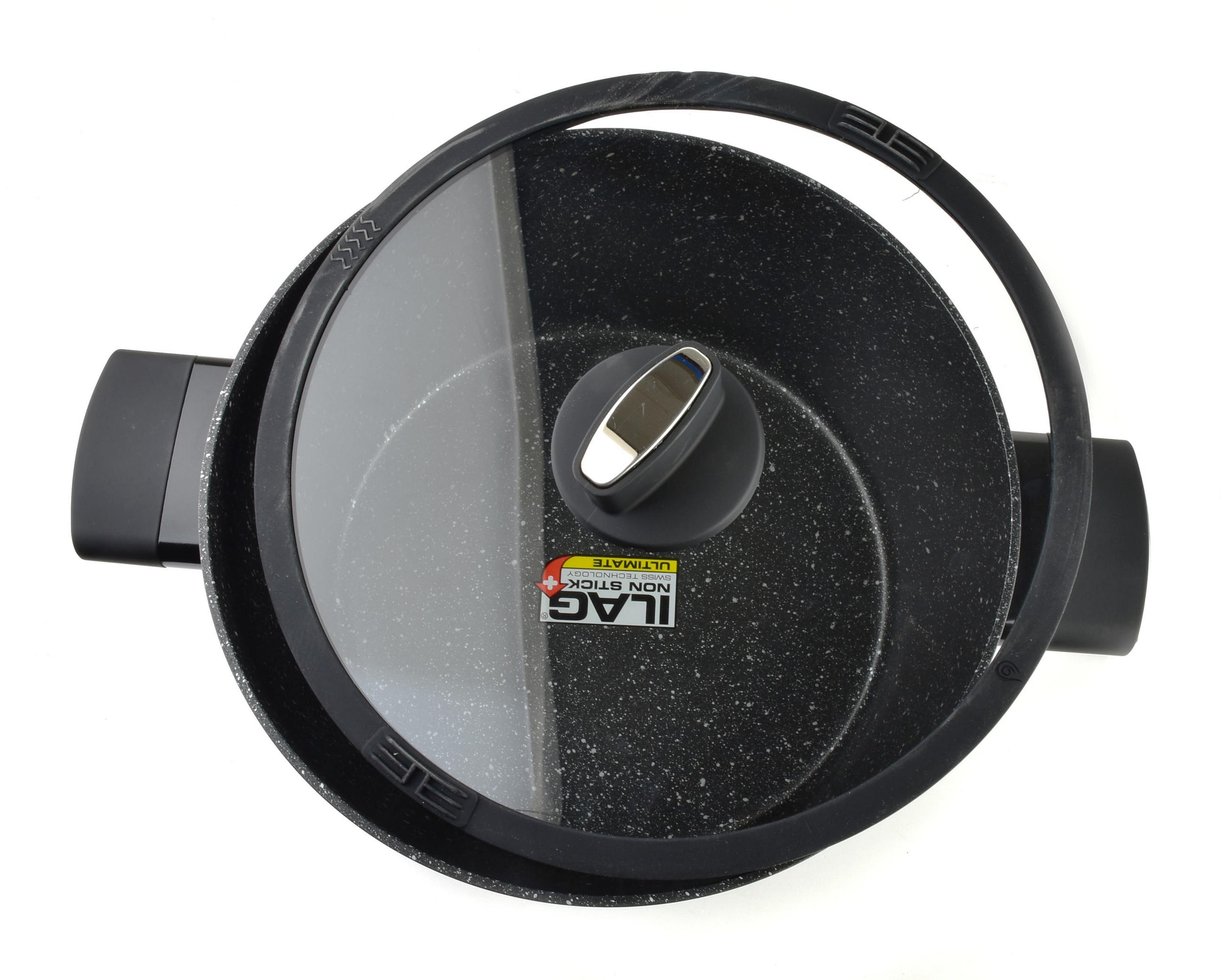 KOCHTOPF Valerian Schwarz 34.5/30/14 cm Metall - Schwarz, Metall (34.5cm) - Mondex