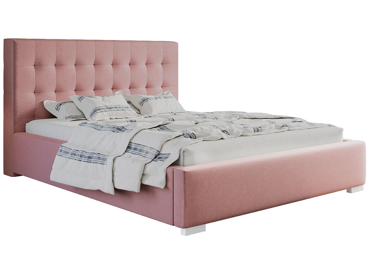 BETT Rosa BEN 2 120x200 cm - Rosa, Textil (120/200cm) - Sepro Meble