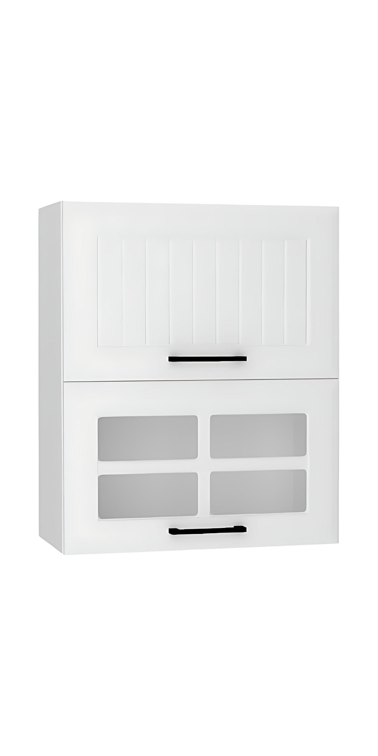 GLASHÄNGESCHRANK W60GRF/2 SD – ARVION – Funktionales Design Konzept – Weiß / Matt - Weiß, Glas/Holzwerkstoff (60/72/30cm) - ROYAL24_MARKT