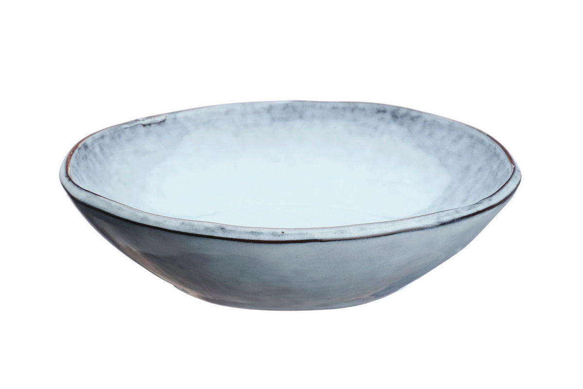 SCHALEN Wolke Ø19cm - 6er-Set - Sturmgrau - Grau, Keramik - Björn