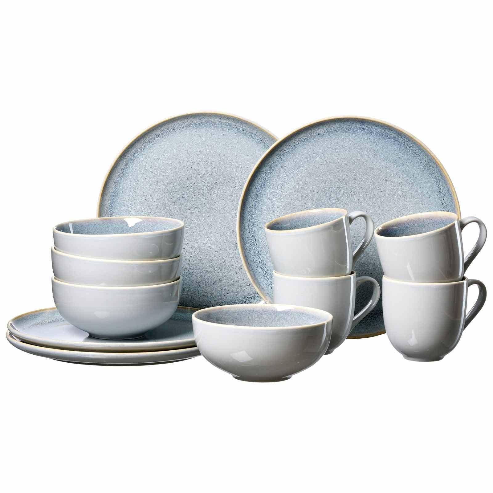KOMBISERVICE Skagen Stone grau 12er Set - Grau, Keramik (1/1/1cm) - Ritzenhoff Breker