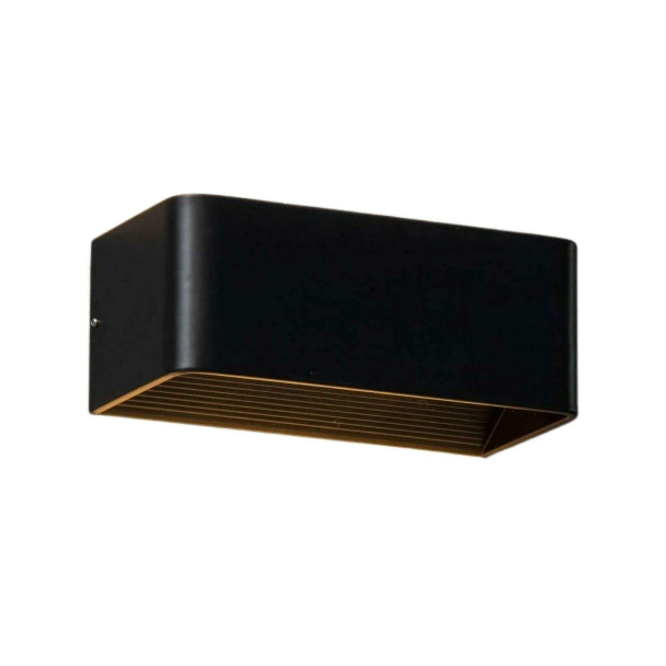 Kosilum Wandleuchte Schwarz 10x8x20 cm