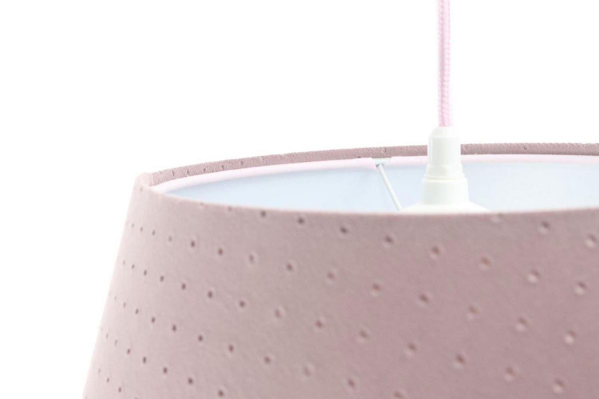 HÄNGELEUCHTE Rosa 40/26,5 cm - Pink, Kunststoff (40/0.4/26.5cm) - ONZENO