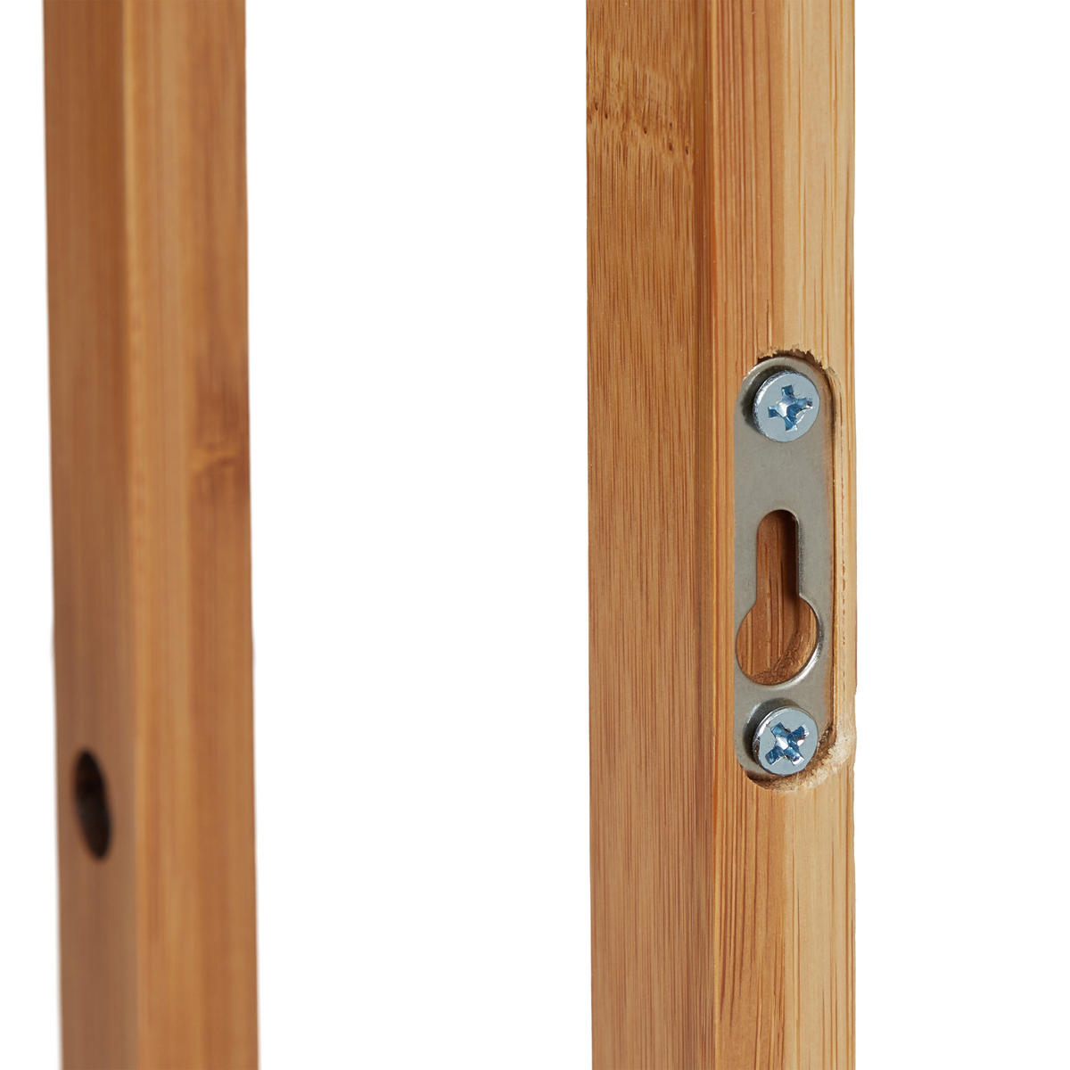 WANDREGAL - Hellbraun, Holz (60/50/15cm) - Relaxdays