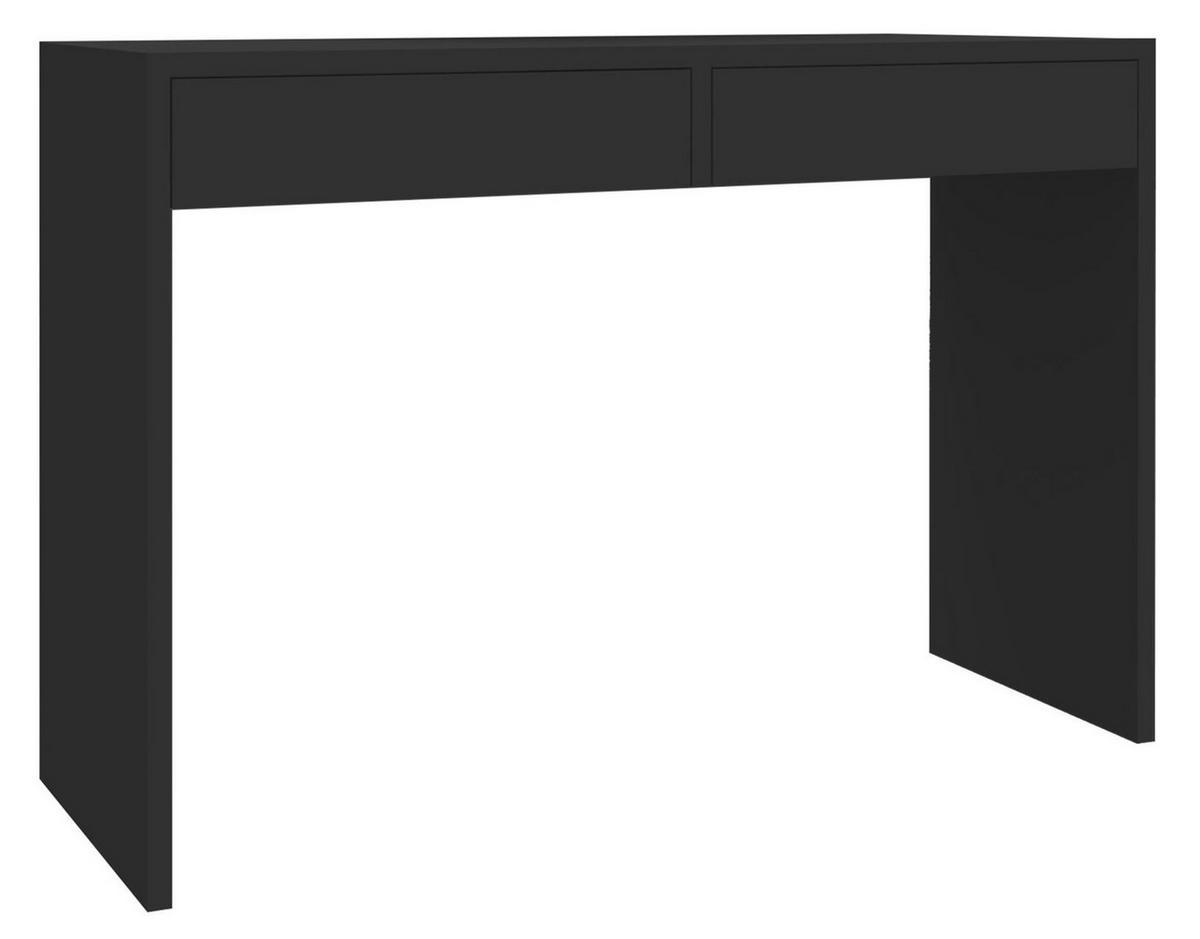 SCHREIBTISCH Astral Schwarz 115/40/78 cm - Schwarz, Holzwerkstoff (40/115/78cm) - Matkam Möbel
