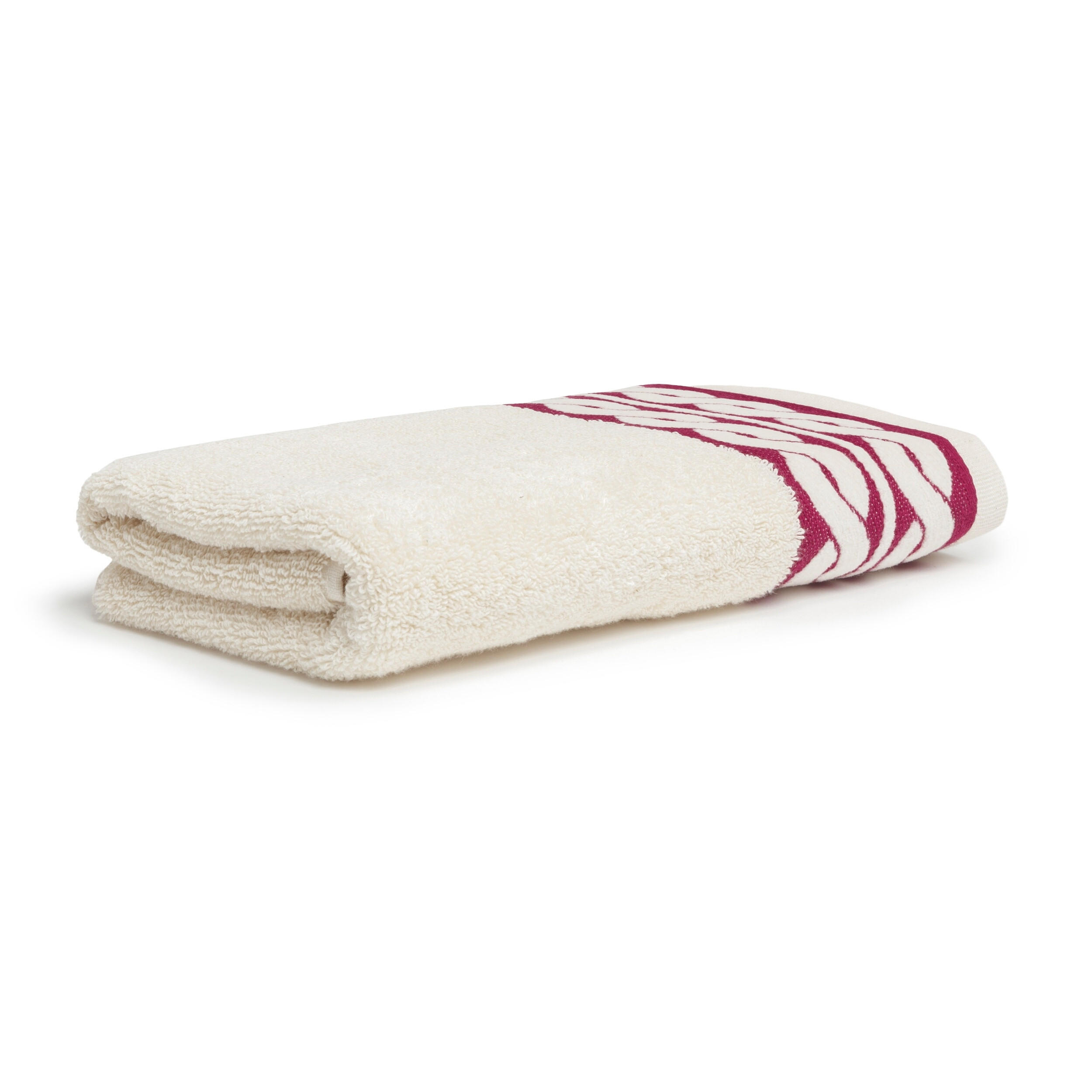 DUSCHTUCH COSY KNITS - Beere/Naturfarben, Textil (67/140cm) - MÖVE