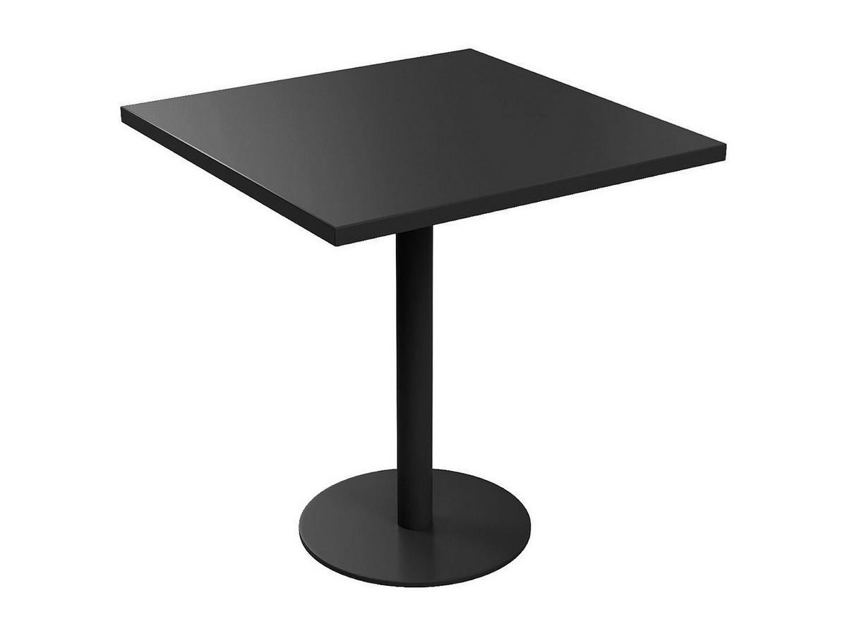 GARTENTISCH - 2 Personen - Metall - Schwarz - - Schwarz, Metall (70/70/75cm) - Vente-Unique
