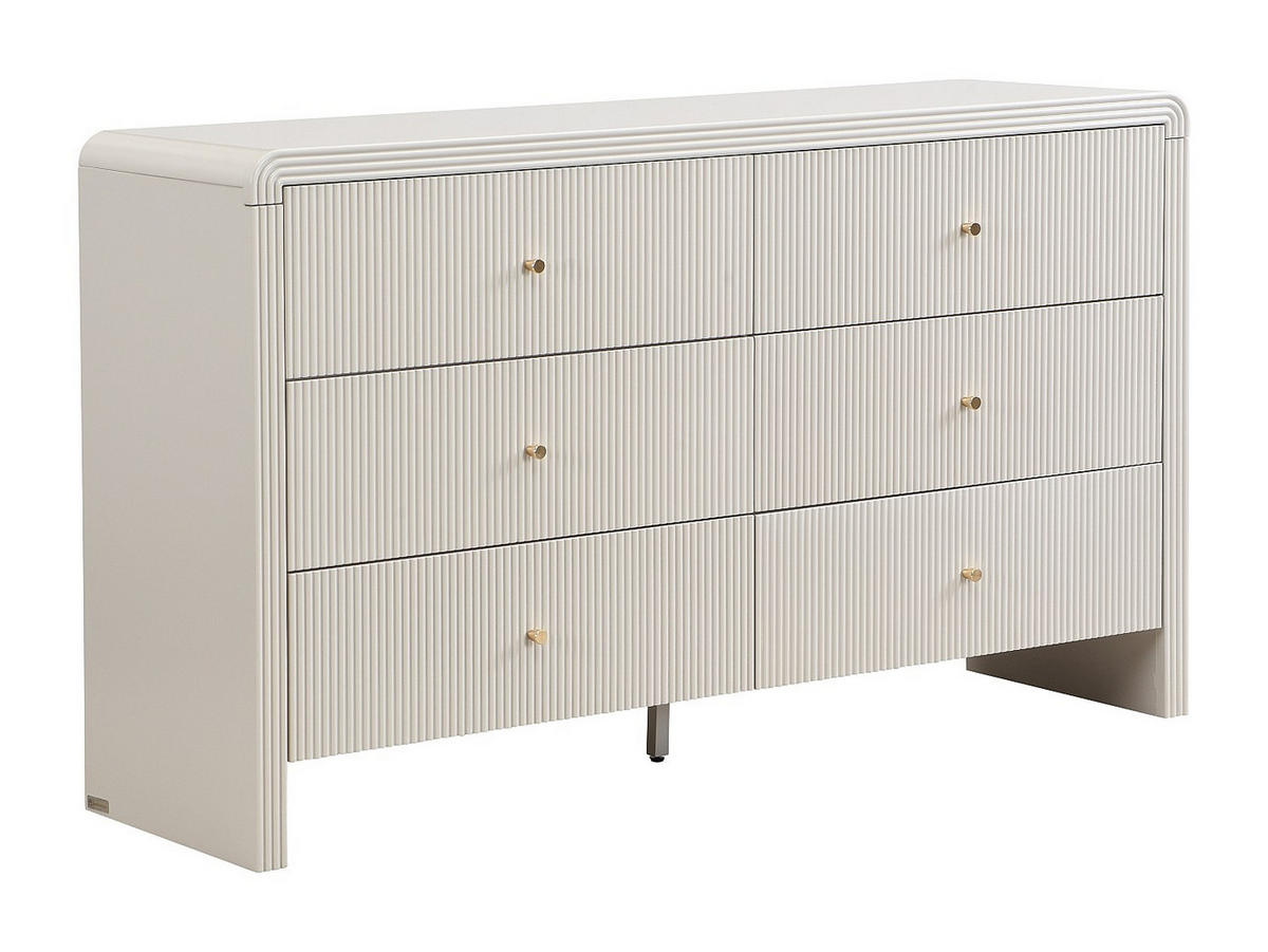 KOMMODE - 138.9 cm x 40 cm - holz - beige Mirenalo - Beige, Holz (138/81.9/40cm) - Vente-Unique