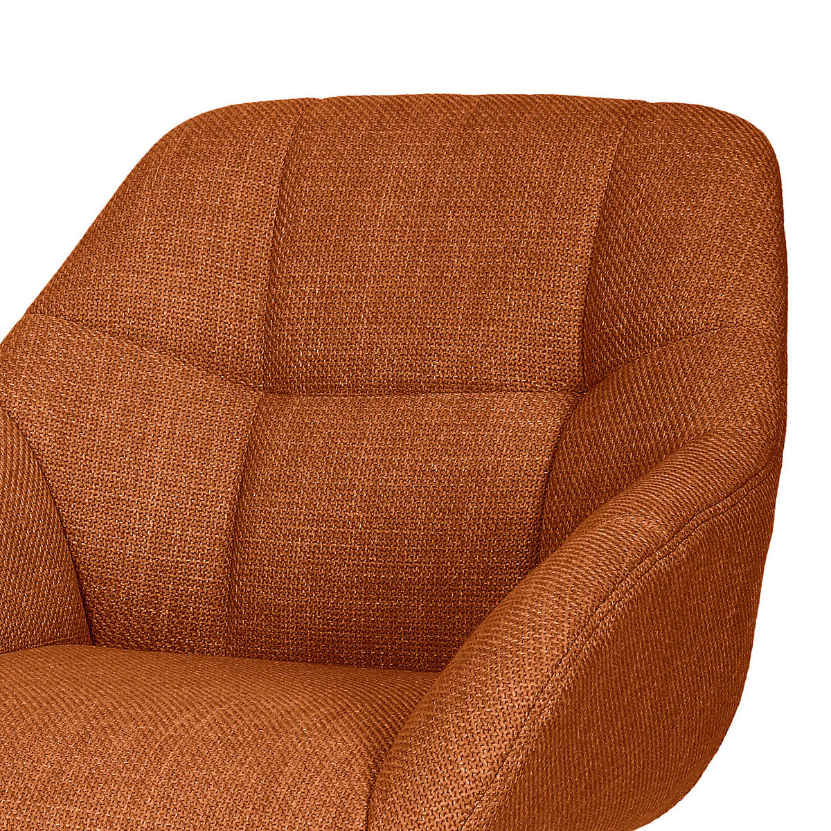 POLSTERSTUHL 2ER-SET - Metall / Textil - Rot, Textil/Metall (57/83/65cm) - home24