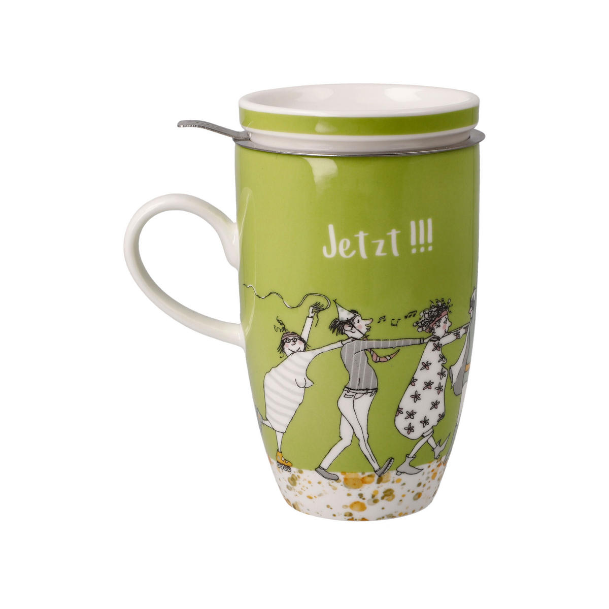 TEETASSE Barbara Freundlieb - Das beste Alter, Fine Bone China, Bunt, 0.45 L - Multicolor, Keramik (0.45L) - Goebel