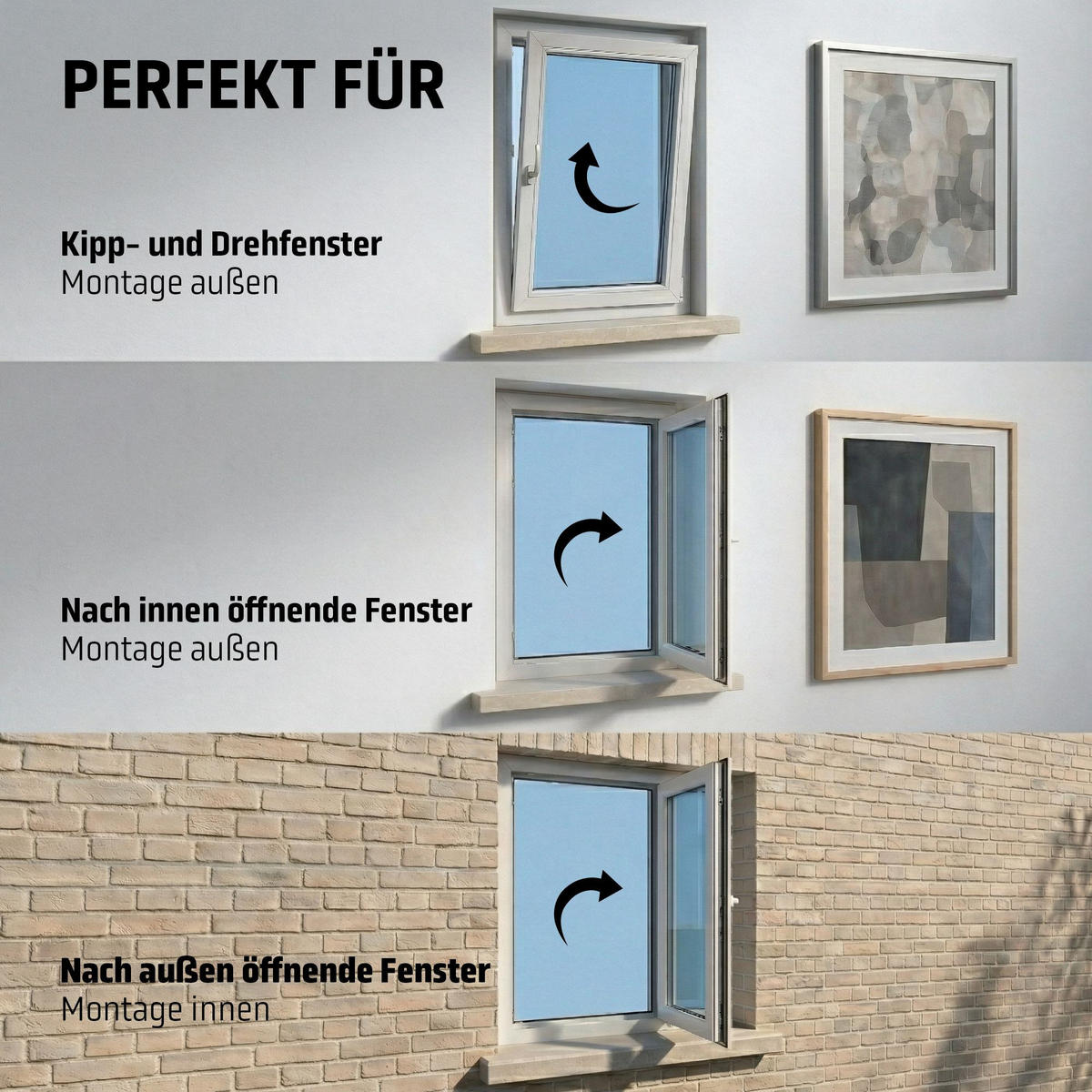 INSEKTENSCHUTZROLLO mit Kassette weiß - Weiß, Kunststoff (120/150/3.7cm) - Cocoon Home Concepts