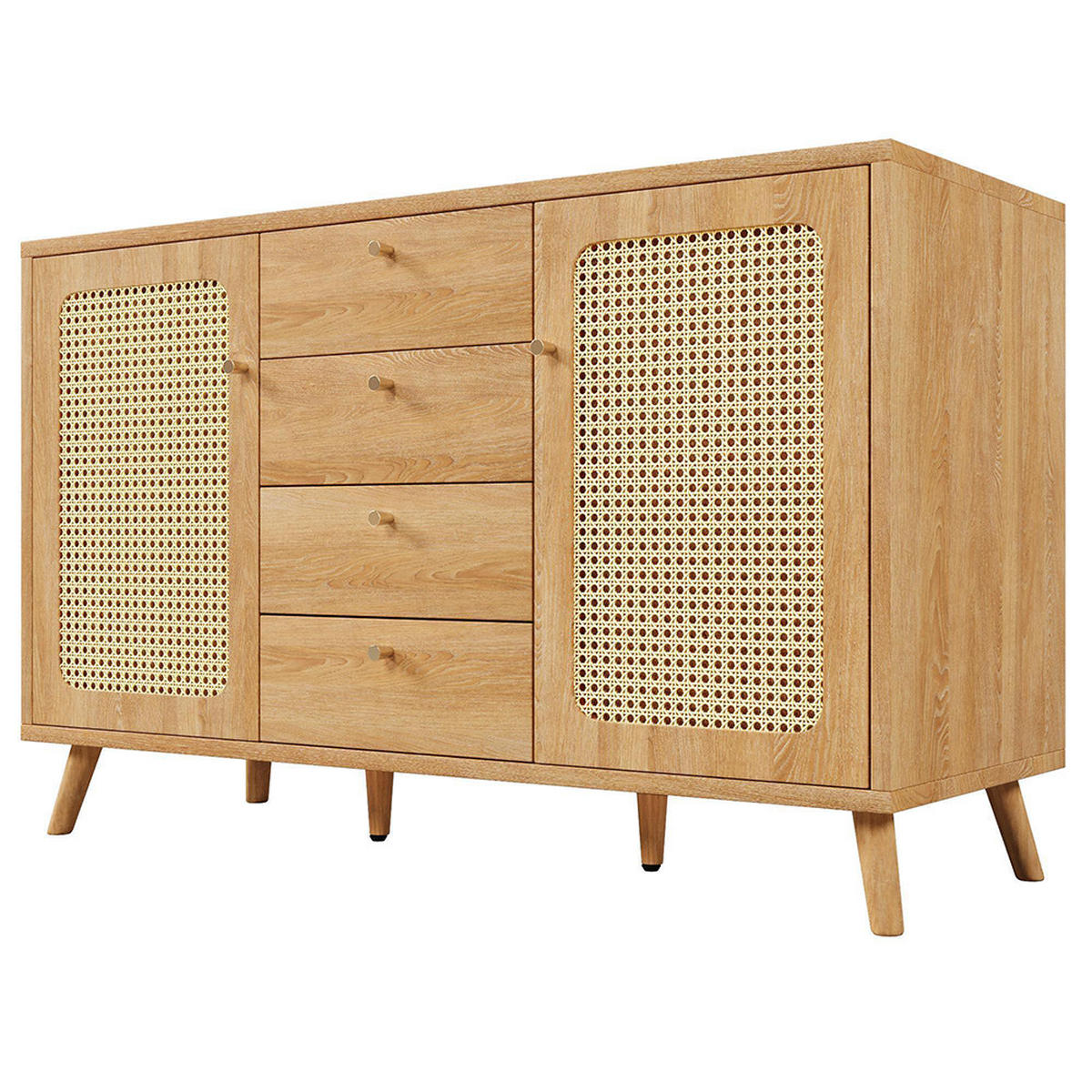 SIDEBOARD 140/40/86cm in Helle Eiche - Eichefarben, Holz (40/86/140cm)