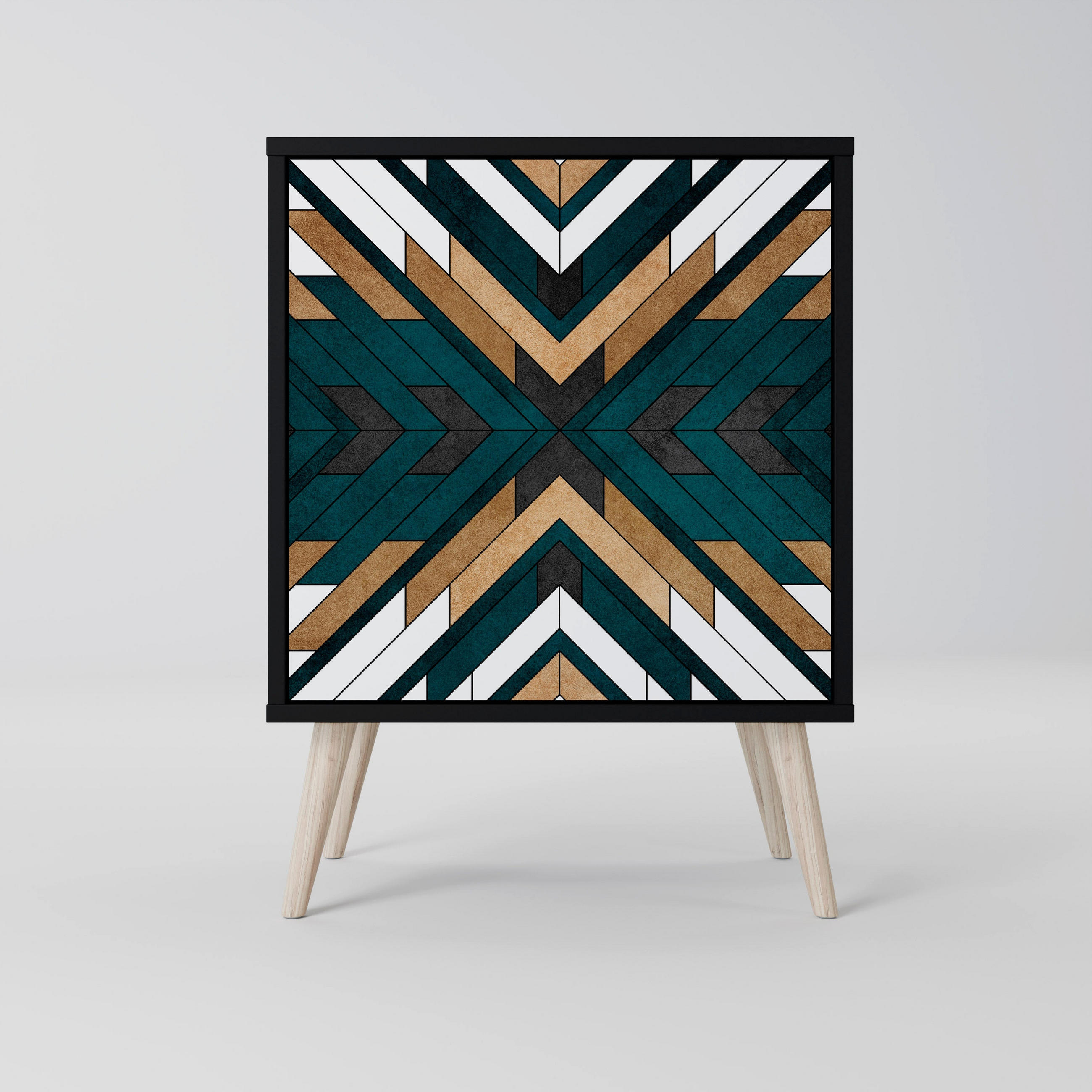 SpaceRebels Sideboard Schwarz 57.5x77.5x42 cm