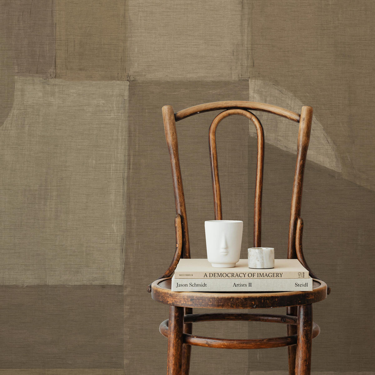 TAPETE Art Ruby - Braun, Papier/Kunststoff (300/0.1cm) - Art for the Home