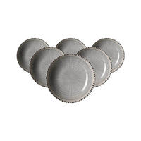 SUPPENTELLER Natura Grau ø 21 cm 6er Set - Grau, Keramik (21cm) - Ritzenhoff Breker