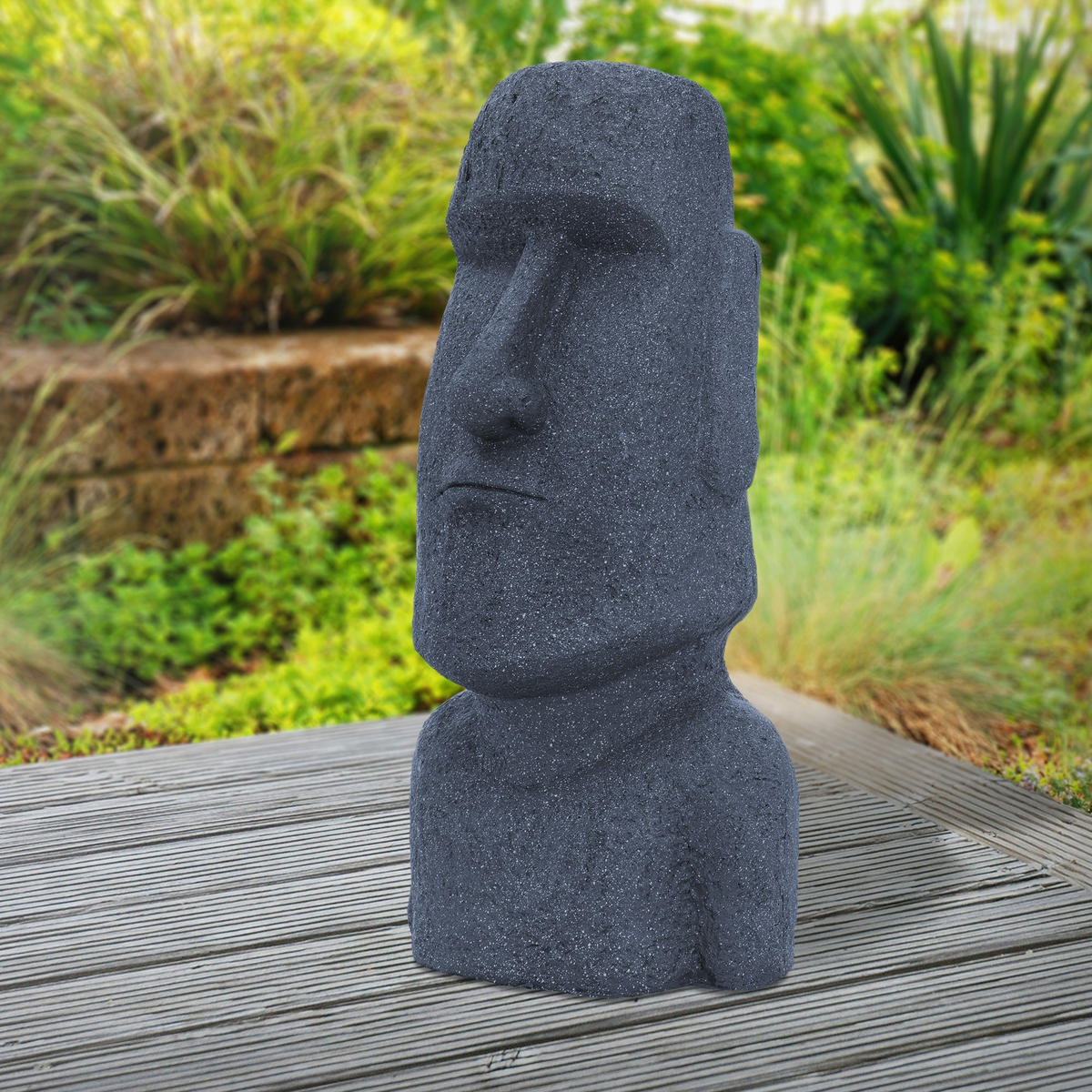 OSTERINSEL-KOPF 78 cm - Grau, Kunststoff (26/78/37cm) - ECD-Germany