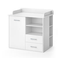 WICKELKOMMODE Lea Weiß 113 x 100 cm - Weiß, Holzwerkstoff (113/100/45cm) - Vicco