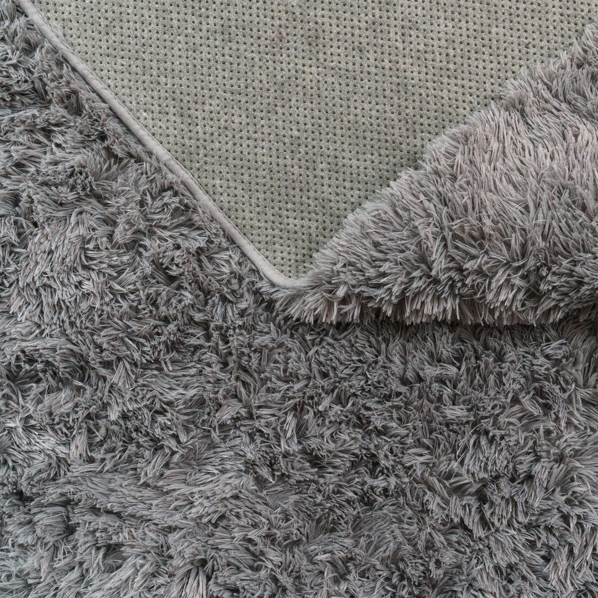 HOCHFLORTEPPICH Grau 140 x 200 cm - Grau, Kunststoff (140/200cm) - TT Home