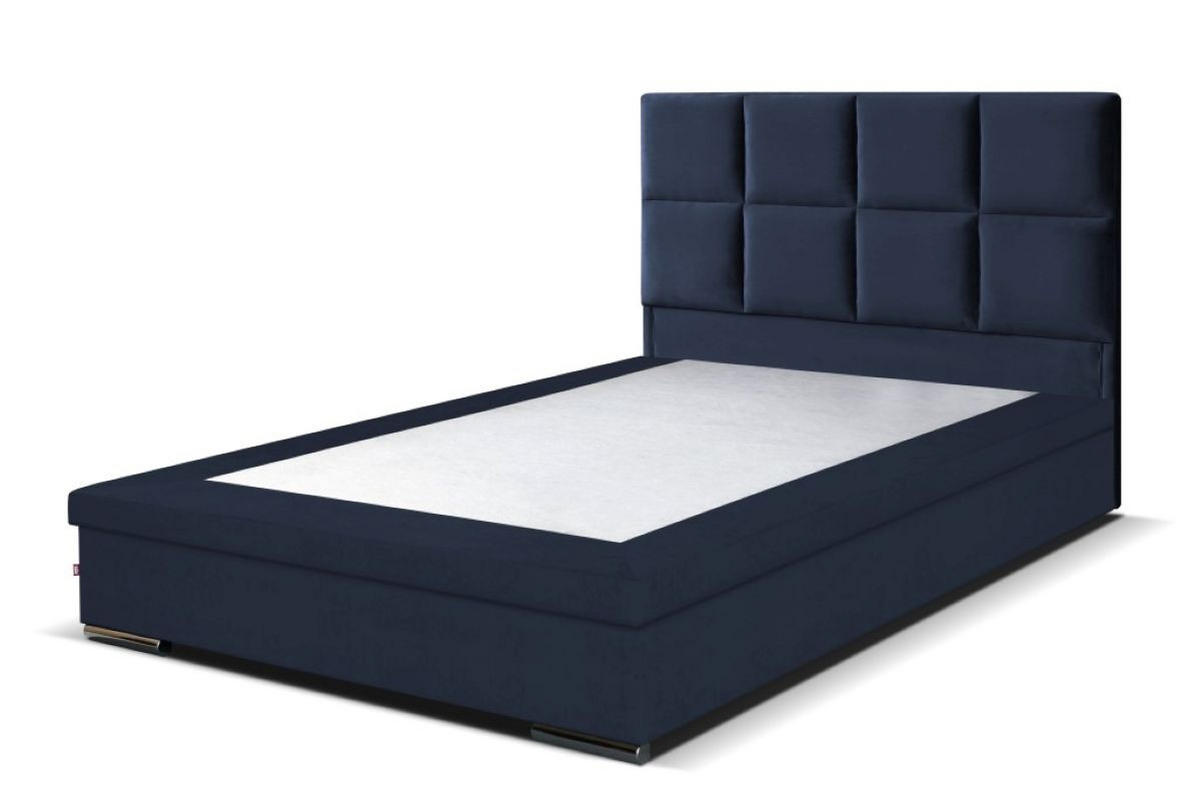 BOXBETT Sizilien 120x200 cm mit Bettkasten, blau - Dunkelblau, Kunststoff (120/200cm) - Margaret Hadas24