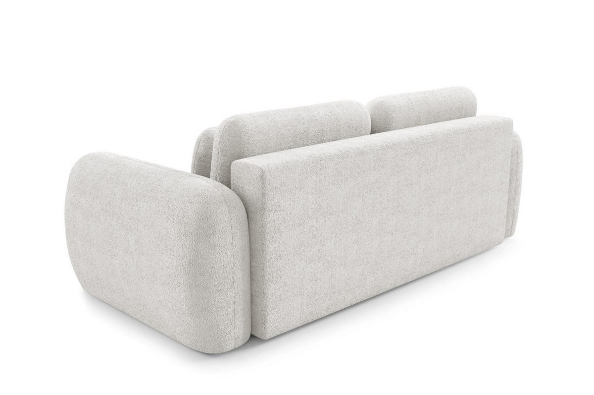SCHLAFSOFA mit Bettkasten Premium Weiß - Schwarz/Weiß, Holz/Holzwerkstoff (266/95/110cm) - Furnisell